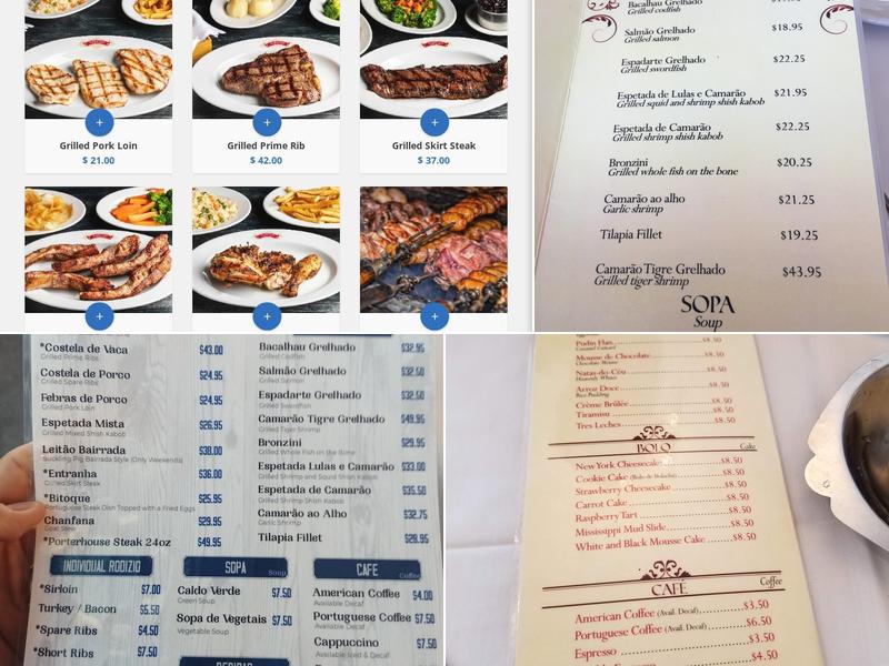 Churrasqueira Bairrada Menu