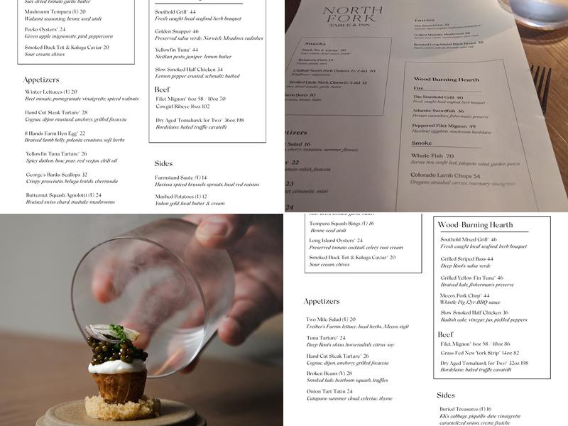 North Fork Table & Inn Menu