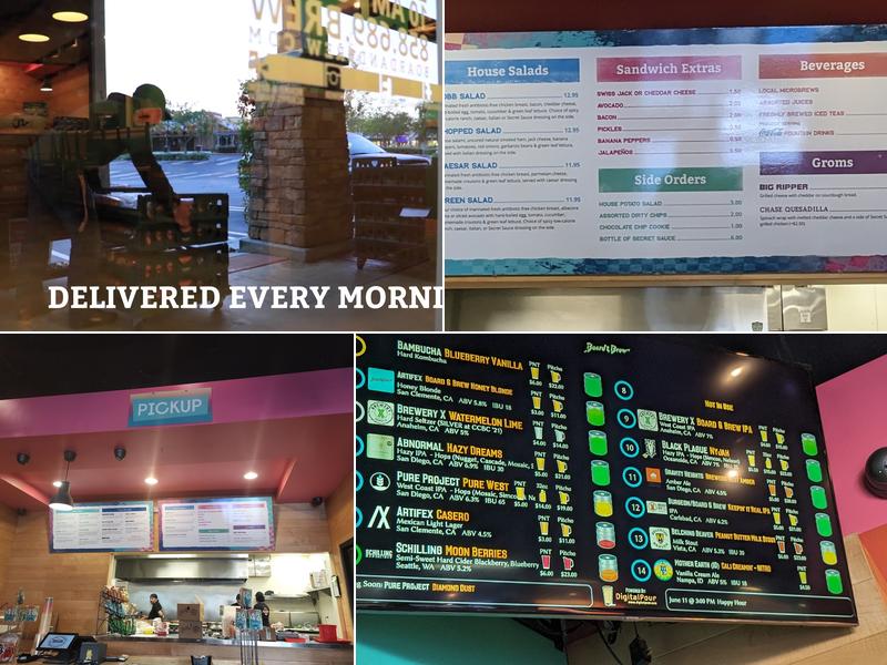 Board & Brew - Scripps Ranch Menu