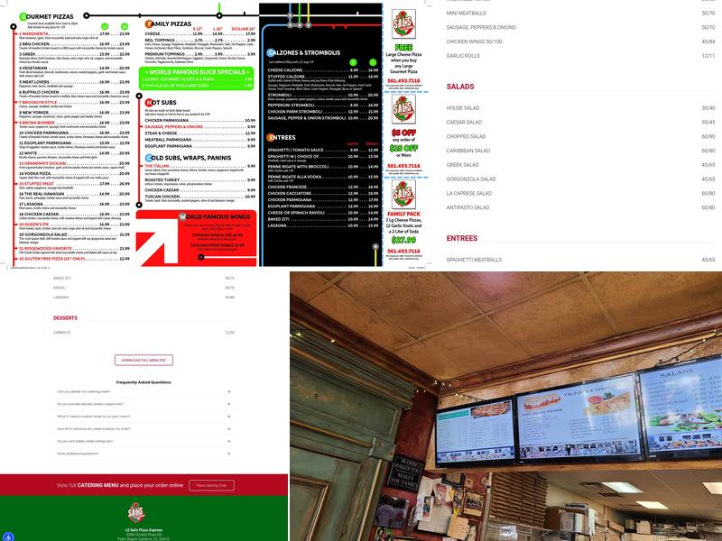 Sals Express Italian Restaurant & Pizza Menu