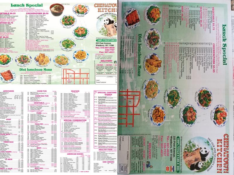 Chinatown Kitchen Menu