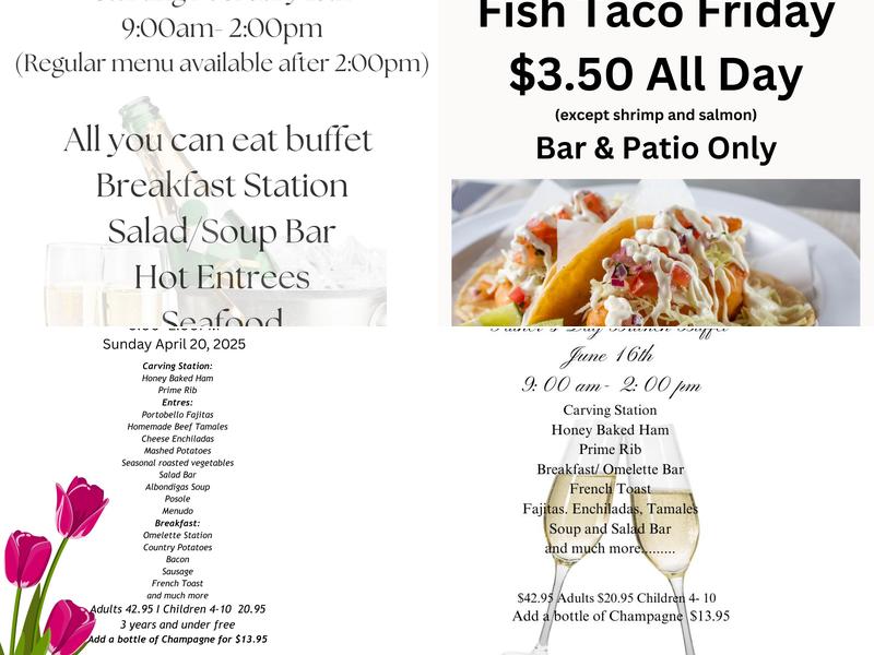 Hacienda's Mexican Food Menu