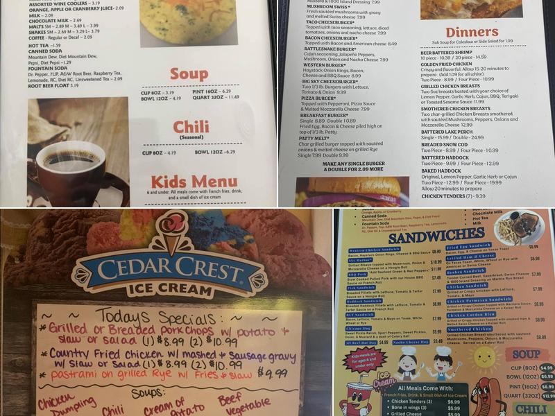 Sky Harbor 2 Menu