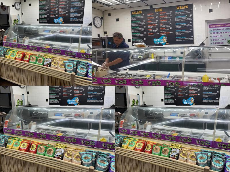 Flip Flop Sub Shop Menu