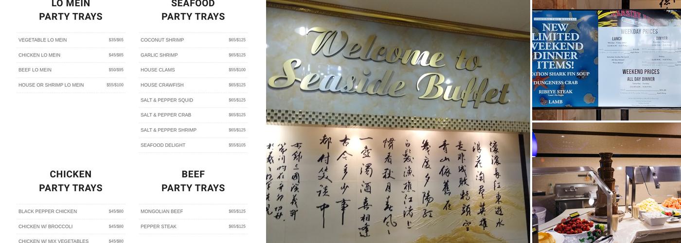 Seaside Buffet Menu