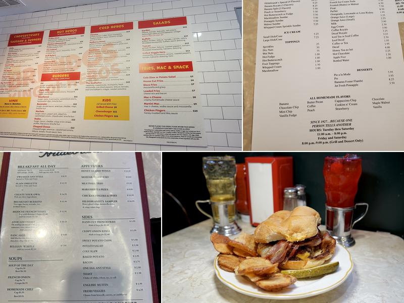 Hildebrandt's Menu