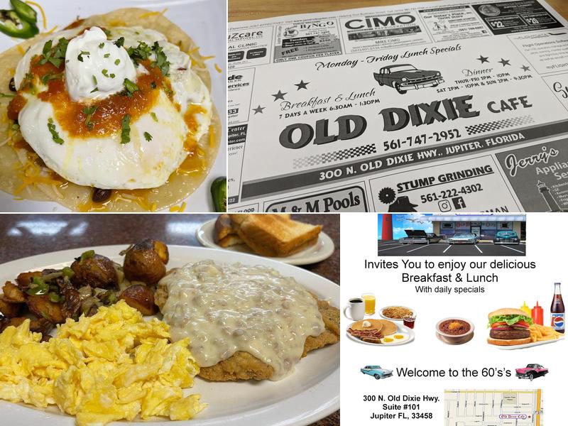 Old Dixie Cafe Menu