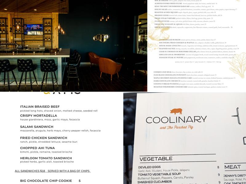 Coolinary Menu