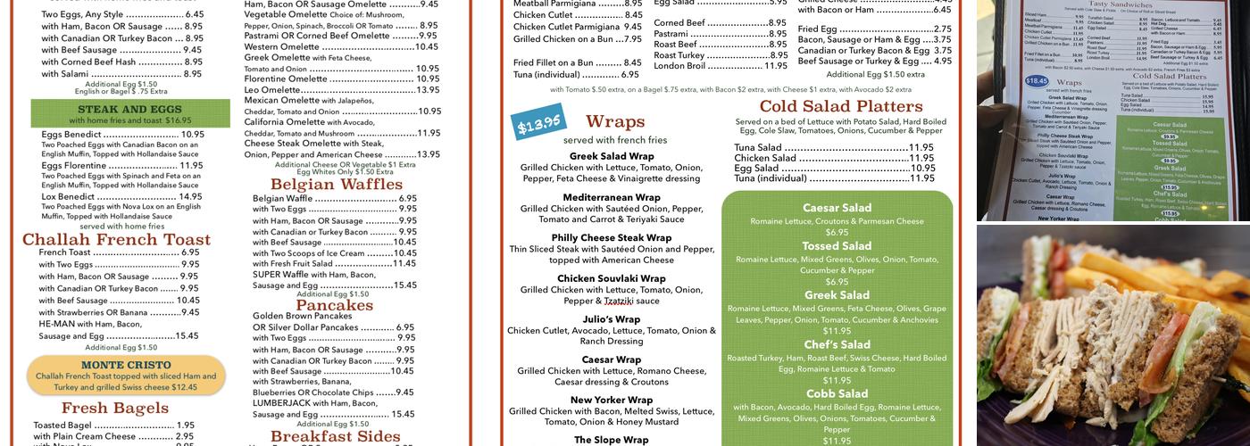 Purity Diner Menu