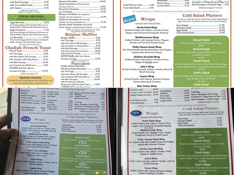 Purity Diner Menu