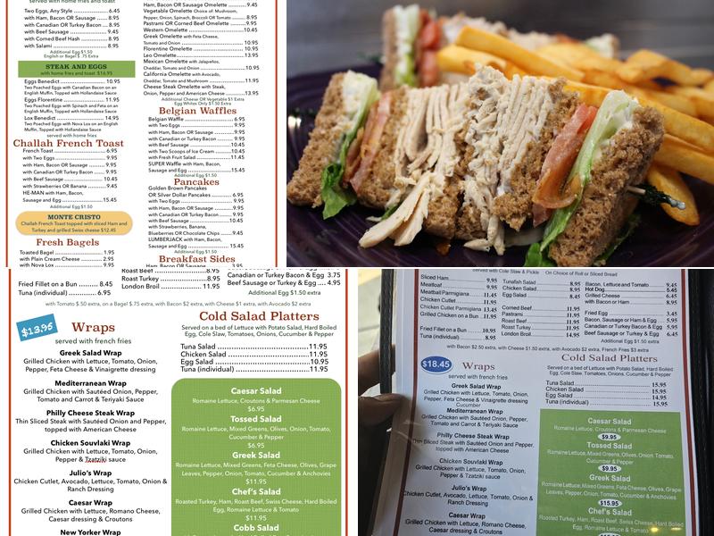 Purity Diner Menu