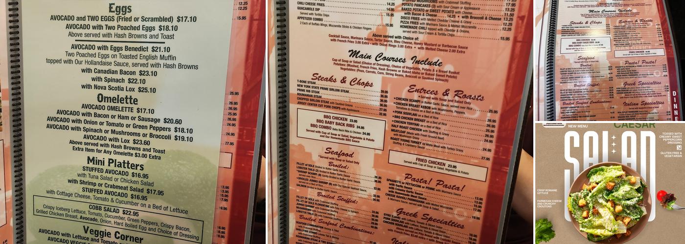 Waverly Diner Menu