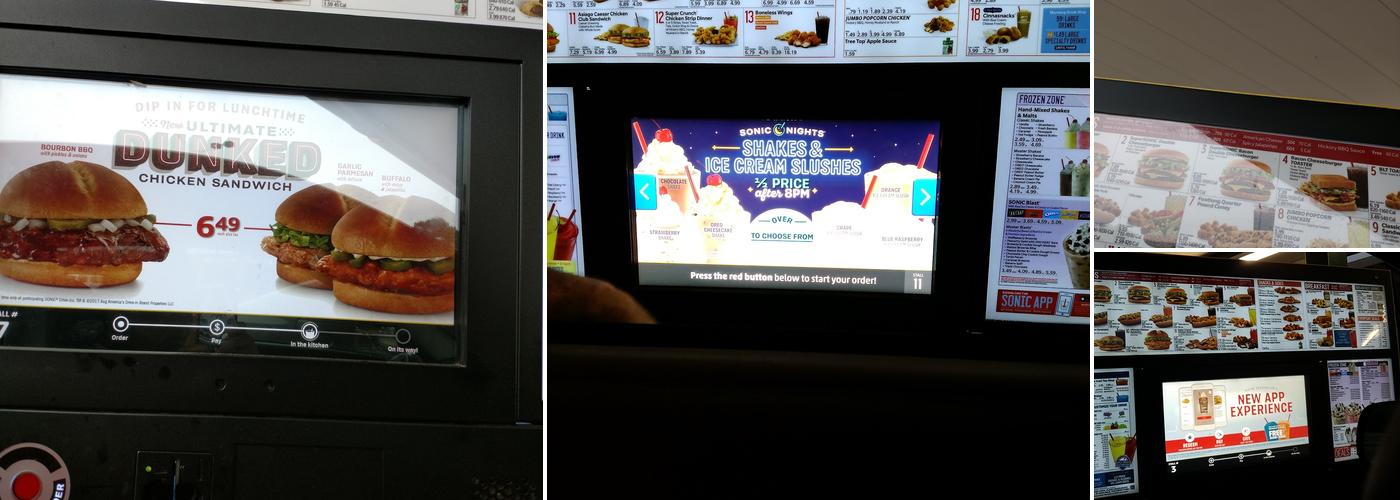 Sonic Drive-In Menu