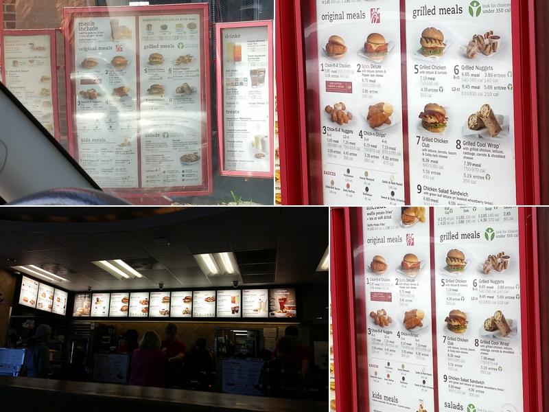 Chick-fil-A Menu