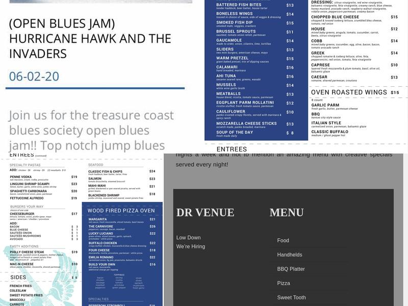 Double Roads Tavern Menu