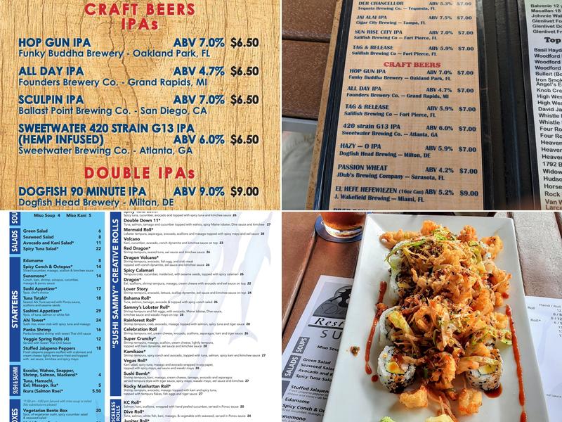 Dive Bar Restaurant Menu