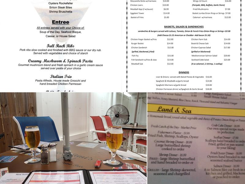 Ricaltini's Bar and Grille Menu