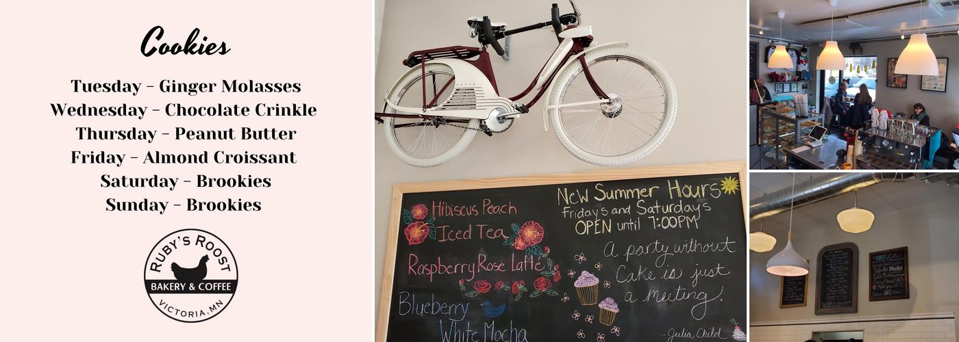 Ruby's Roost Bakery & Coffee Menu