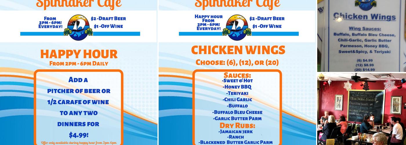 Spinnaker Cafe Menu