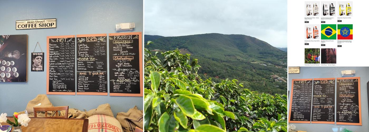 Los Dos Cristianos Coffee Shop Menu