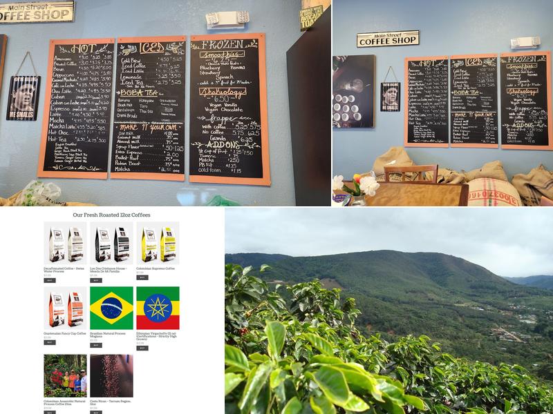 Los Dos Cristianos Coffee Shop Menu