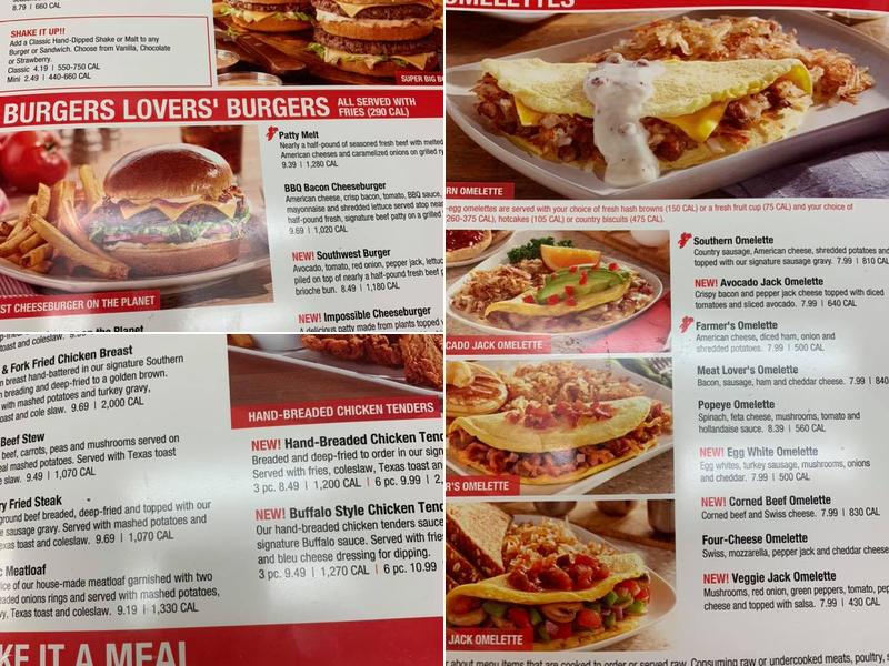 Big Boy Menu