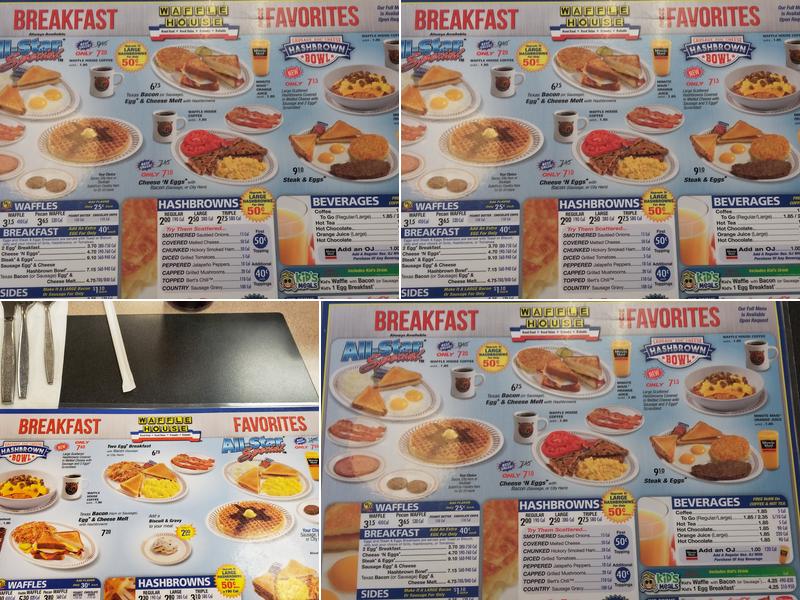 Waffle House Menu