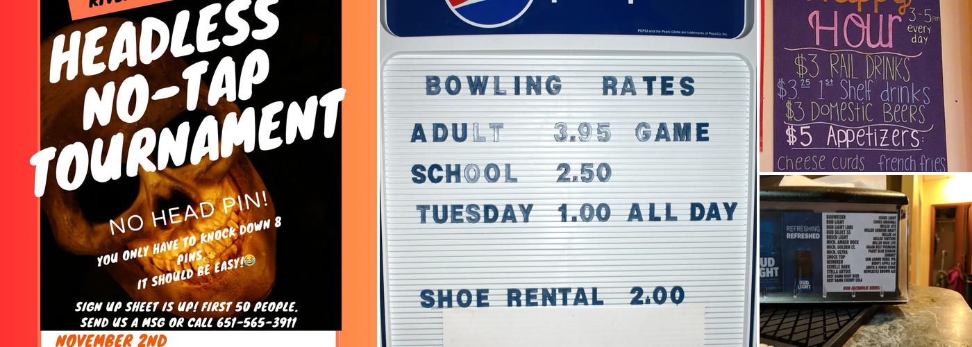 Riverboat Lanes Menu