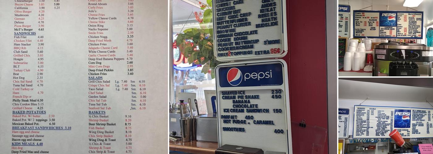 McT's Menu