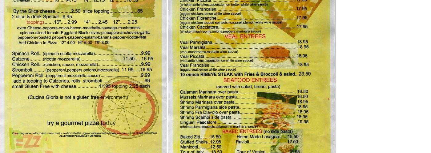 Richie's N.Y. Pizza & Grill Menu