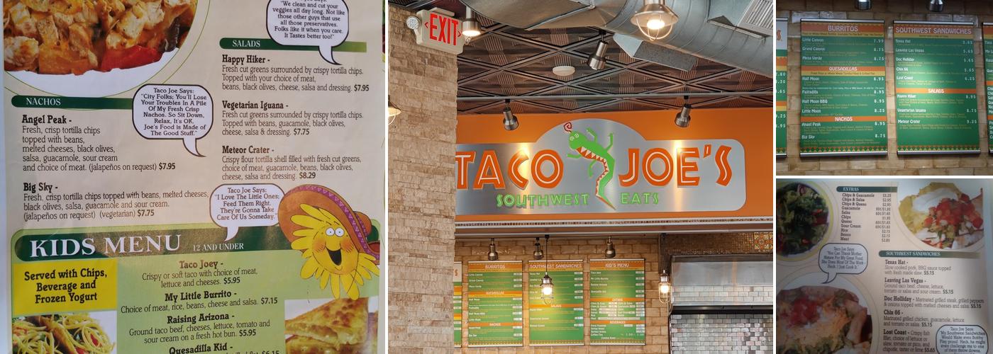 Taco Joe's Menu