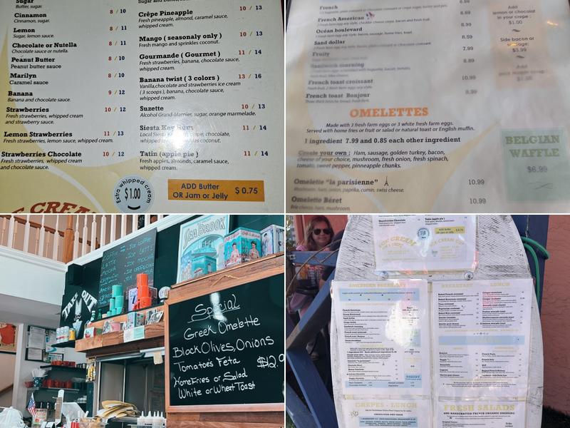 Bonjour French Café Menu