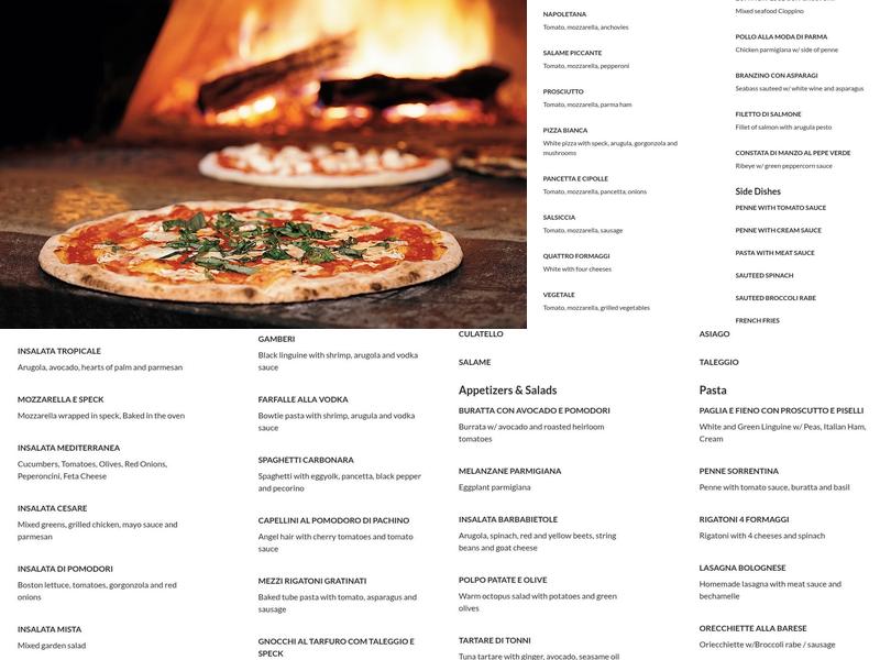 Cafe Epicure Menu