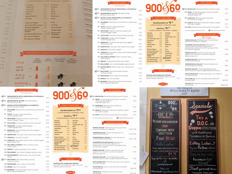 Punch Pizza Wayzata Menu