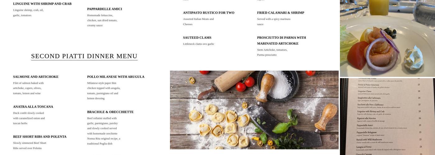 Cafe Amici Downtown Menu