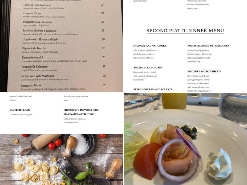 Cafe Amici Downtown Menu