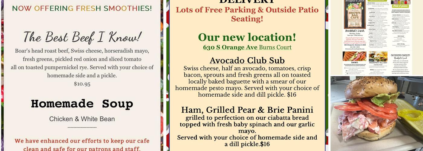 Michelle’s Brown Bag Cafe Menu