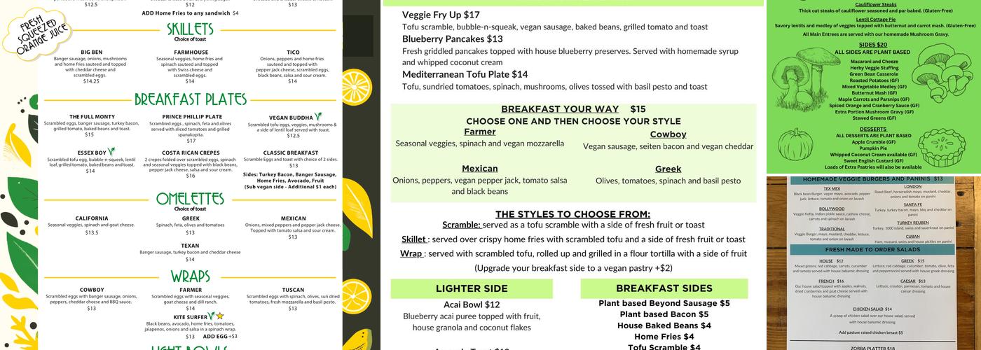 Simon's Coffee House Menu