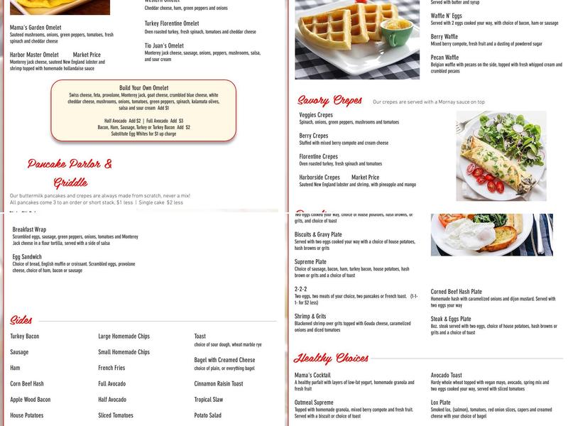 Eggstraordinary Cafe Menu