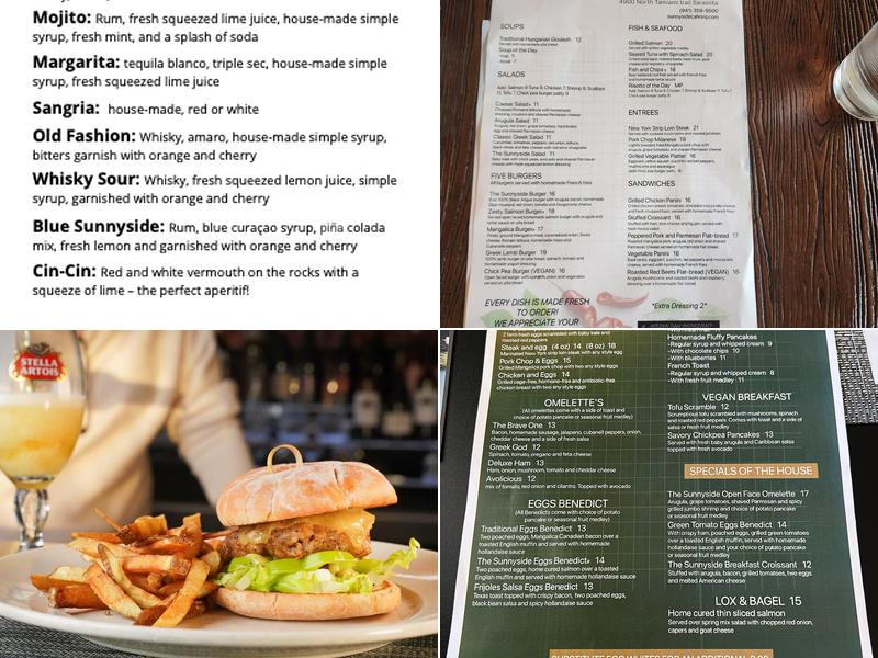 Sunnyside Menu