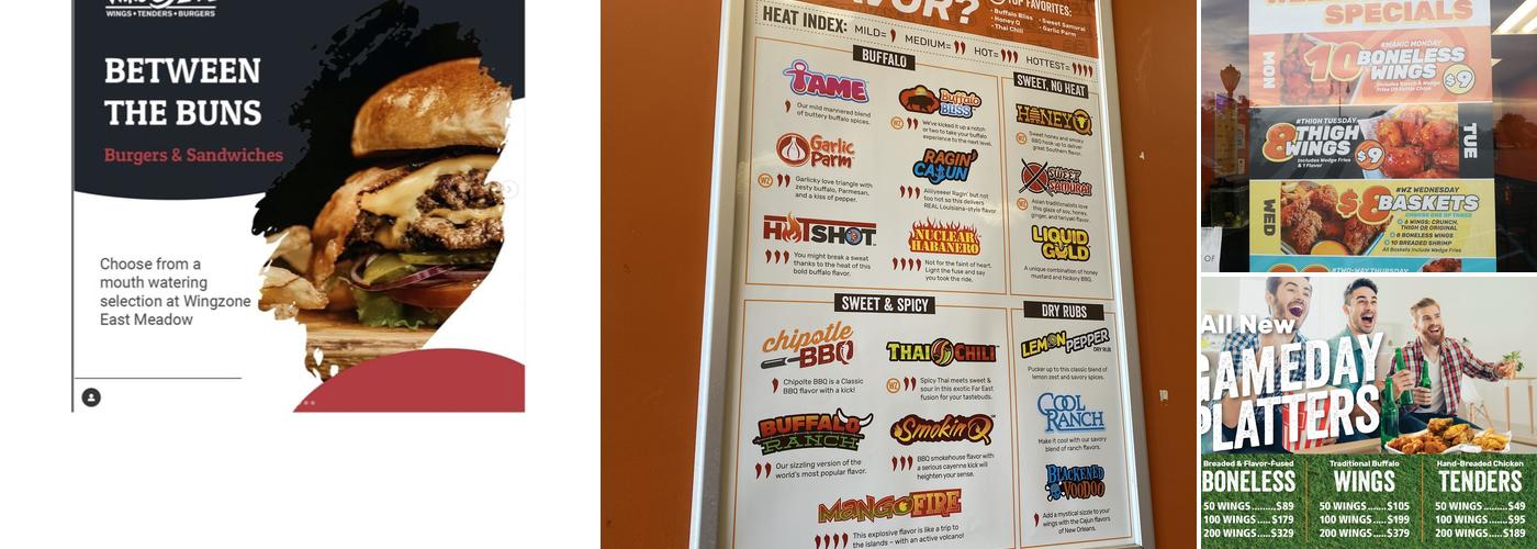 Wing Zone Menu