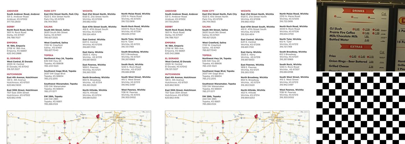 Spangles Menu
