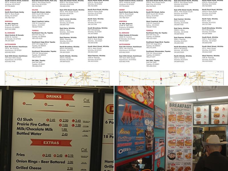 Spangles Menu