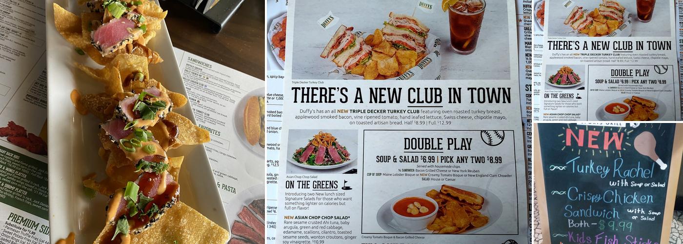 Duffy's Sports Grill Menu
