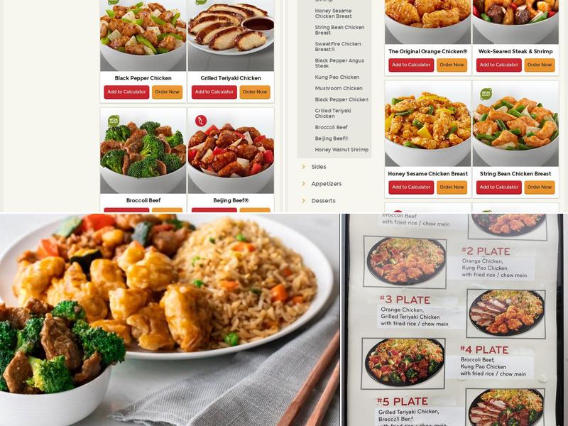 Panda Express Menu
