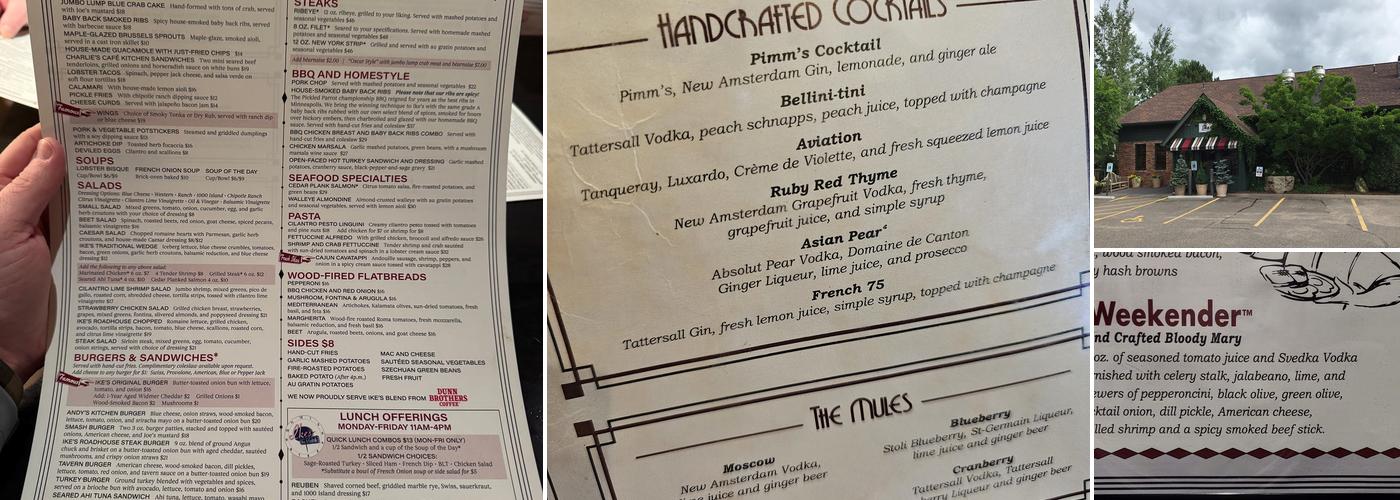 Ike's Minnetonka Menu