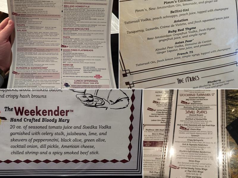 Ike's Minnetonka Menu