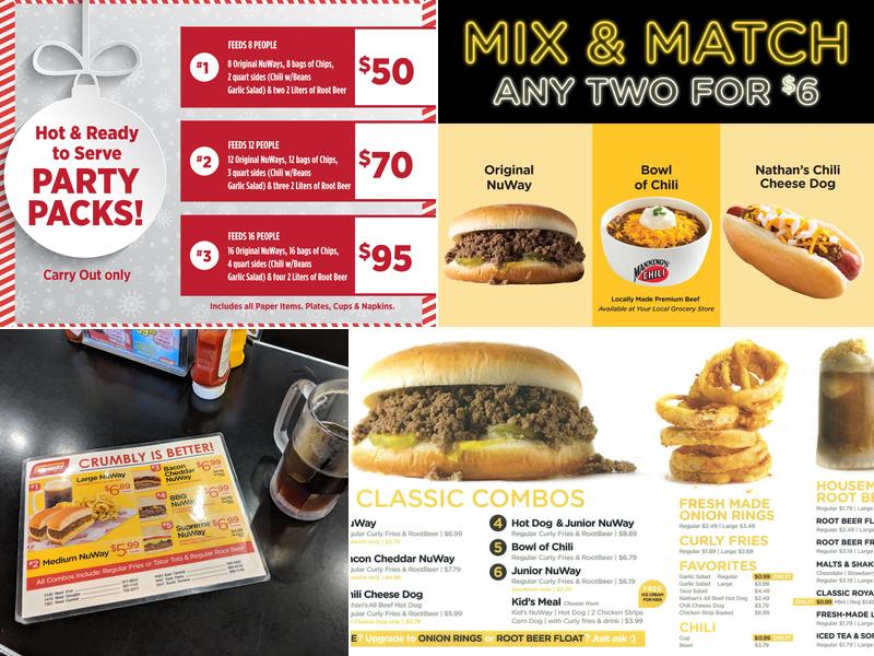 Nuway Burgers Menu
