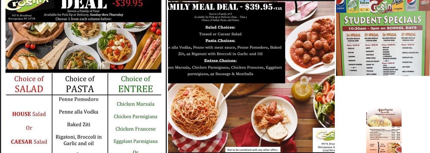 Crostini Pizza North Broadway Menu