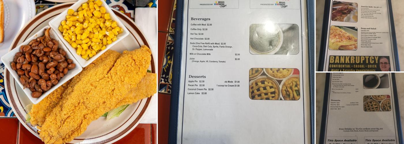 Jeff's Country Cafe Menu